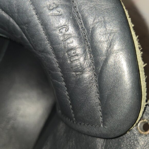 Eugene Riconneaus green suede hightops size 37 - Picture 5 of 5